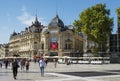 Place de la Comedie square in Montpellier, France Royalty Free Stock Photo