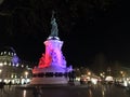 Place de la Republique Paris Royalty Free Stock Photo