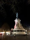 Place de la Republique Paris Royalty Free Stock Photo