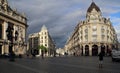 Place de Theatre square in front of the Opera building in Lille, France Royalty Free Stock Photo