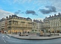 Place des Jacobins de Lyon, lyon old town, France Royalty Free Stock Photo