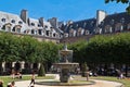 Place des Vosges Fountain Paris France