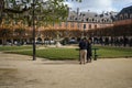 Place des Vosges in springtime, the oldest planned square in Paris
