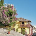 Place in downtown near House of music, Casa de Musica, Trinidad, Cuba. Royalty Free Stock Photo