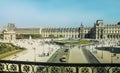 Place du Carrousel from the southern wing of the Louvre Palace.