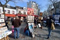 Place du Tertre, Paris Royalty Free Stock Photo