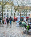 Place du Tertre Royalty Free Stock Photo