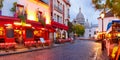 Montmartre in Paris, France