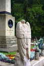 Place of duel of Lermontov, old monument installed in 1915, Pyatigorsk, Russia