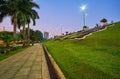 The place for the evening walk, Yangon, Myanmar