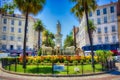 Place Foch in Ajaccio - Corsica, France Royalty Free Stock Photo