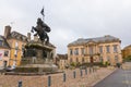 Place Guillaume-le-ConquÃÂ©rant Square William the Conqueror, Falaise, Calvados, Normandy, France