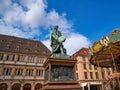 Place Gutenberg in Strasbourg Alsace France Royalty Free Stock Photo