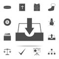 place of loading paper icon. web icons universal set for web and mobile