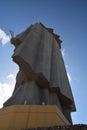 SANTA CRUZ, BRAZIL - September 25, 2017 - View of the courtyard of the largest Catholic statue in the world, the statue of Saint R Royalty Free Stock Photo