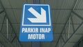 a place that is marked for use by parking motorized vehicles and guarantee security