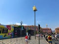 Place Massena during Nice Jazz Festival 2019, Nice, France