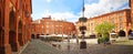 Place Nationale is a place located in the city of Montauban in France. Royalty Free Stock Photo