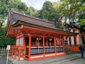 Place of prayer, Fushimi Inari Temple in Kyoto Royalty Free Stock Photo