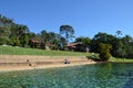 A place for relaxation local hacienda , next to the city Ribeirao Preto, Region Minas Gerais Royalty Free Stock Photo