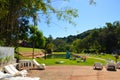 A place for relaxation local hacienda , next to the city Ribeirao Preto, Region Minas Gerais Royalty Free Stock Photo