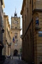 Town hall clock tower Aix-en-Provence, France