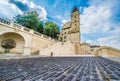 Place Salinis square in Gers, Southern France.