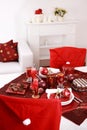 Place setting for Christmas Royalty Free Stock Photo