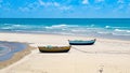 Dhanushkodi beach - union of Bay of Bengal and Indian Ocean, Rameshwaram, Tamilnadu, India.