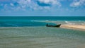 Dhanushkodi beach - union of Bay of Bengal and Indian Ocean, Rameshwaram, Tamilnadu, India.