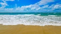 Dhanushkodi beach - union of Bay of Bengal and Indian Ocean, Rameshwaram, Tamilnadu, India.
