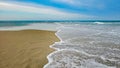 Dhanushkodi beach - union of Bay of Bengal and Indian Ocean, Rameshwaram, Tamilnadu, India.