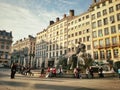 Place terreux of Lyon old town, France Royalty Free Stock Photo