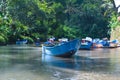 A place to lean a boat on the maron river