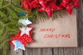 Place to you text for christmas greeting Royalty Free Stock Photo