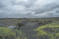 Place between two continents on Iceland, summer time Royalty Free Stock Photo