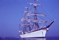 historical picture of German training ship Gorch Fock