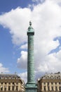 The Place Vendome Column Royalty Free Stock Photo