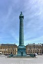 Place Vendome Column - Paris, France Royalty Free Stock Photo
