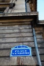 Place Vendome in Paris Royalty Free Stock Photo