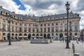 The Place Vendome in Paris.