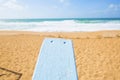 Place for walking on the Mediterranean coast in the town of Nahariya. Royalty Free Stock Photo