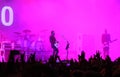 Placebo, British rock band performs on stage