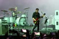 Placebo, British rock band performs on stage