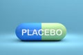 Placebo medicine capsule medication pill