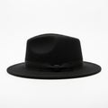 Placed against a plain white background, emphasizing the hat s eleg Royalty Free Stock Photo
