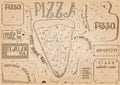 Placemat for Pizzeria