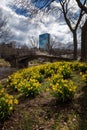 Places of Boston in Spring Royalty Free Stock Photo