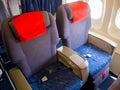 Places of business class in the cabin aircraft