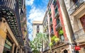 Placeta de Montcada day view in Barcelona, Spain